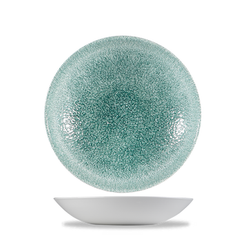 Raku Jade Green Coupe Bowl 18.2cm